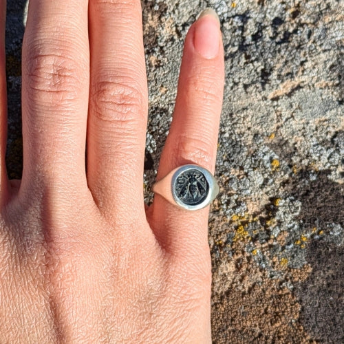 Bee of Artemis Coin Ring