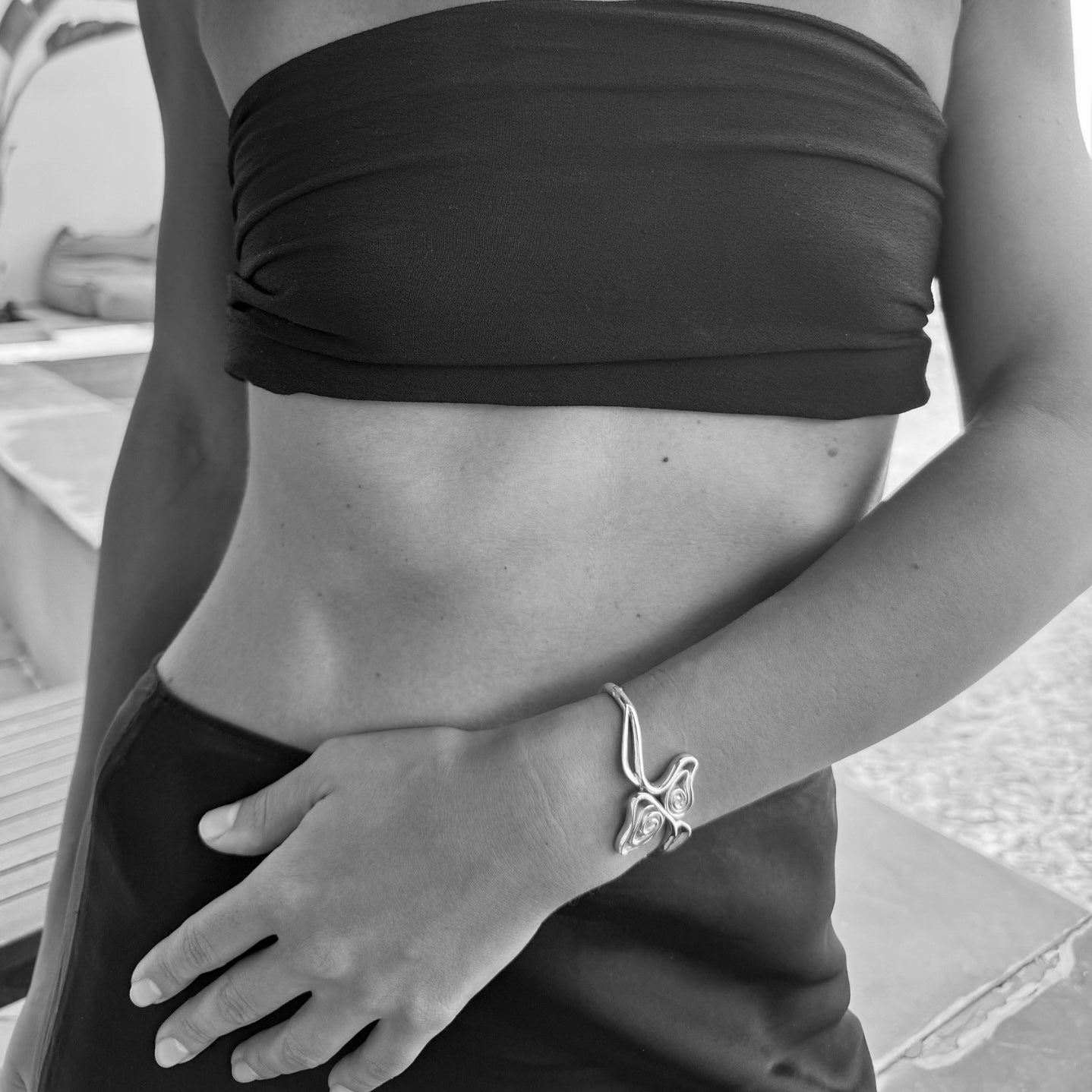 Anahit Bangle Bracelet - Sahakian Jewelry