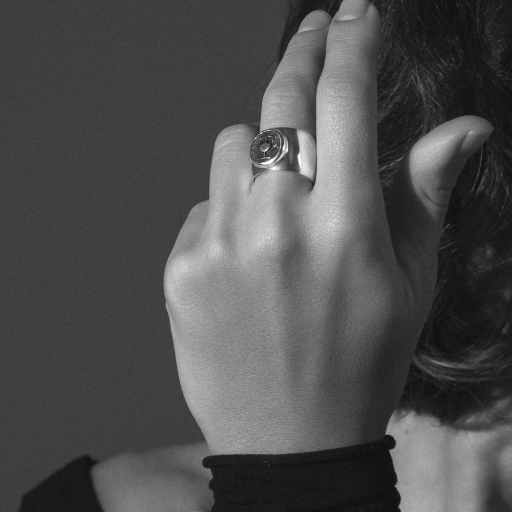 Amphora Coin Ring - Sahakian Jewelry