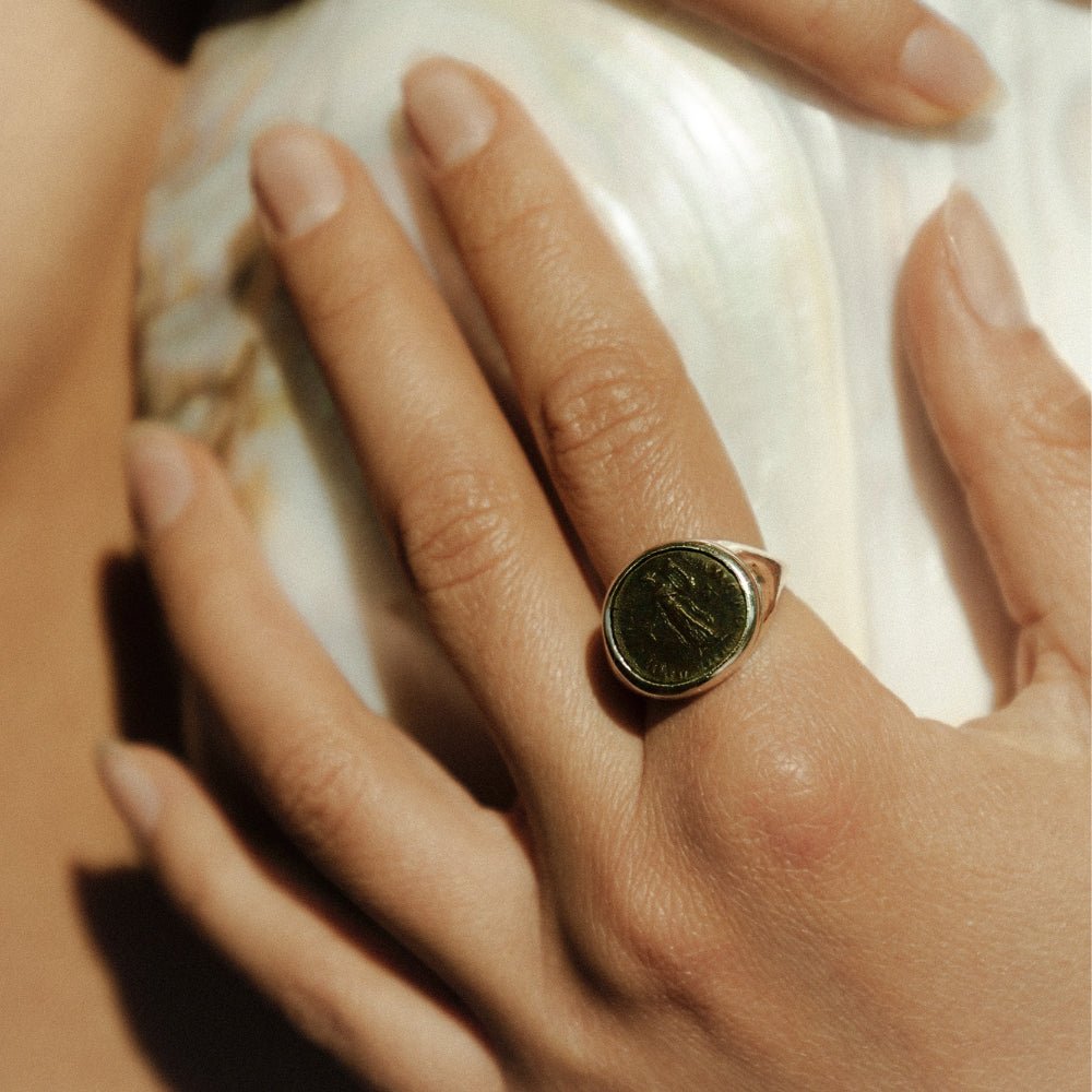 Apollo Coin Ring - Sahakian Jewelry