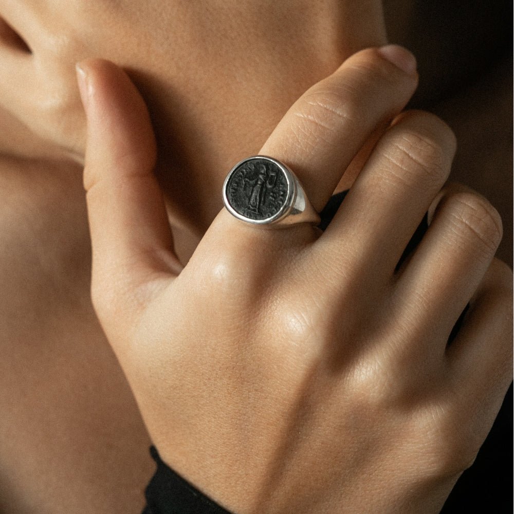 Apollo Coin Ring - Sahakian Jewelry