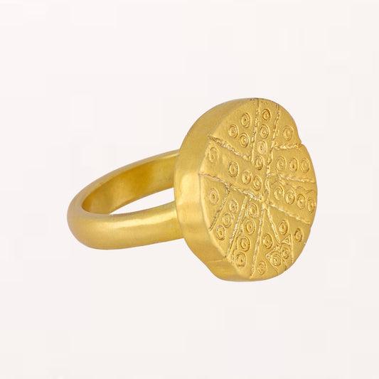 Disc Ring | Gold