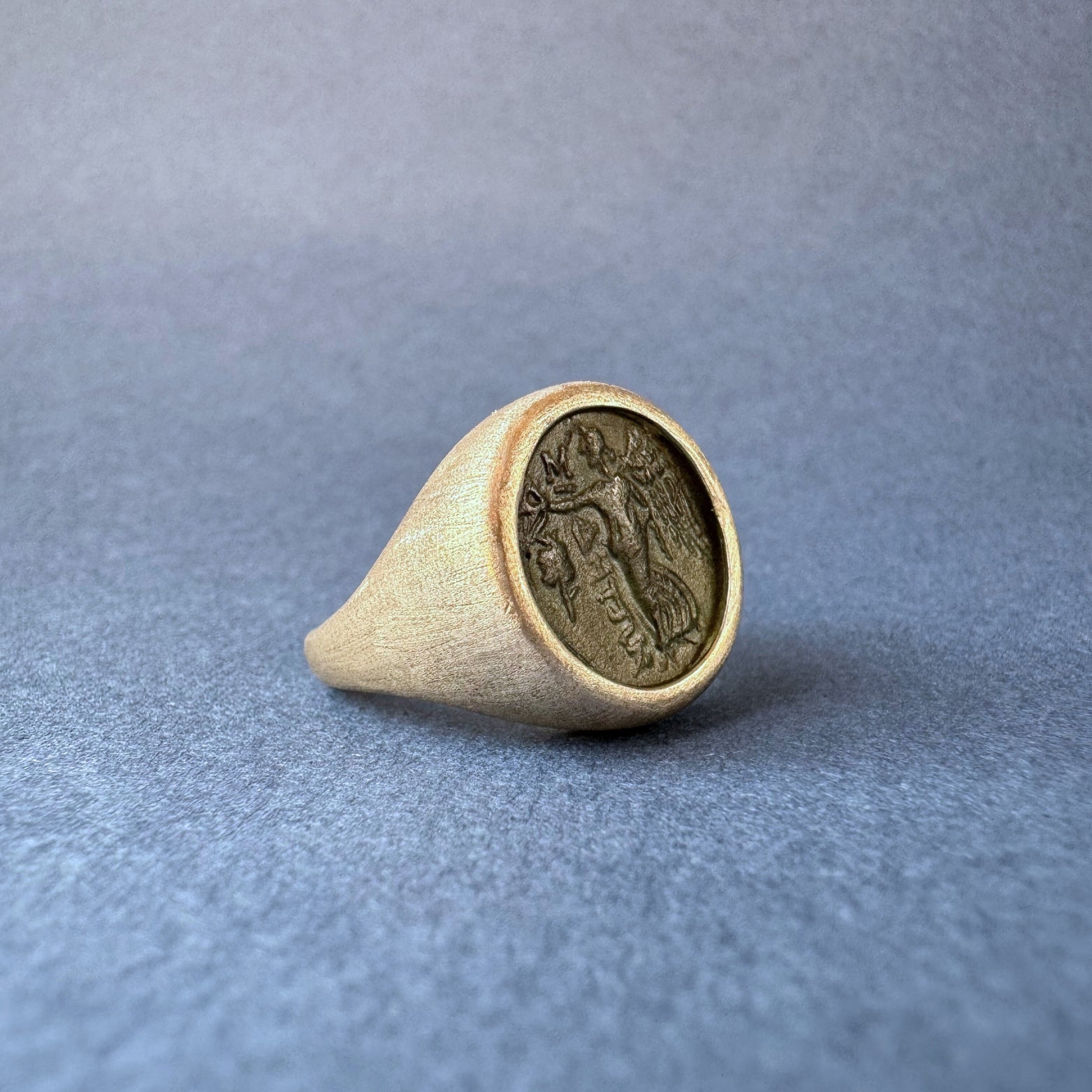 Sahakian Goddess Nike Coin Ring
