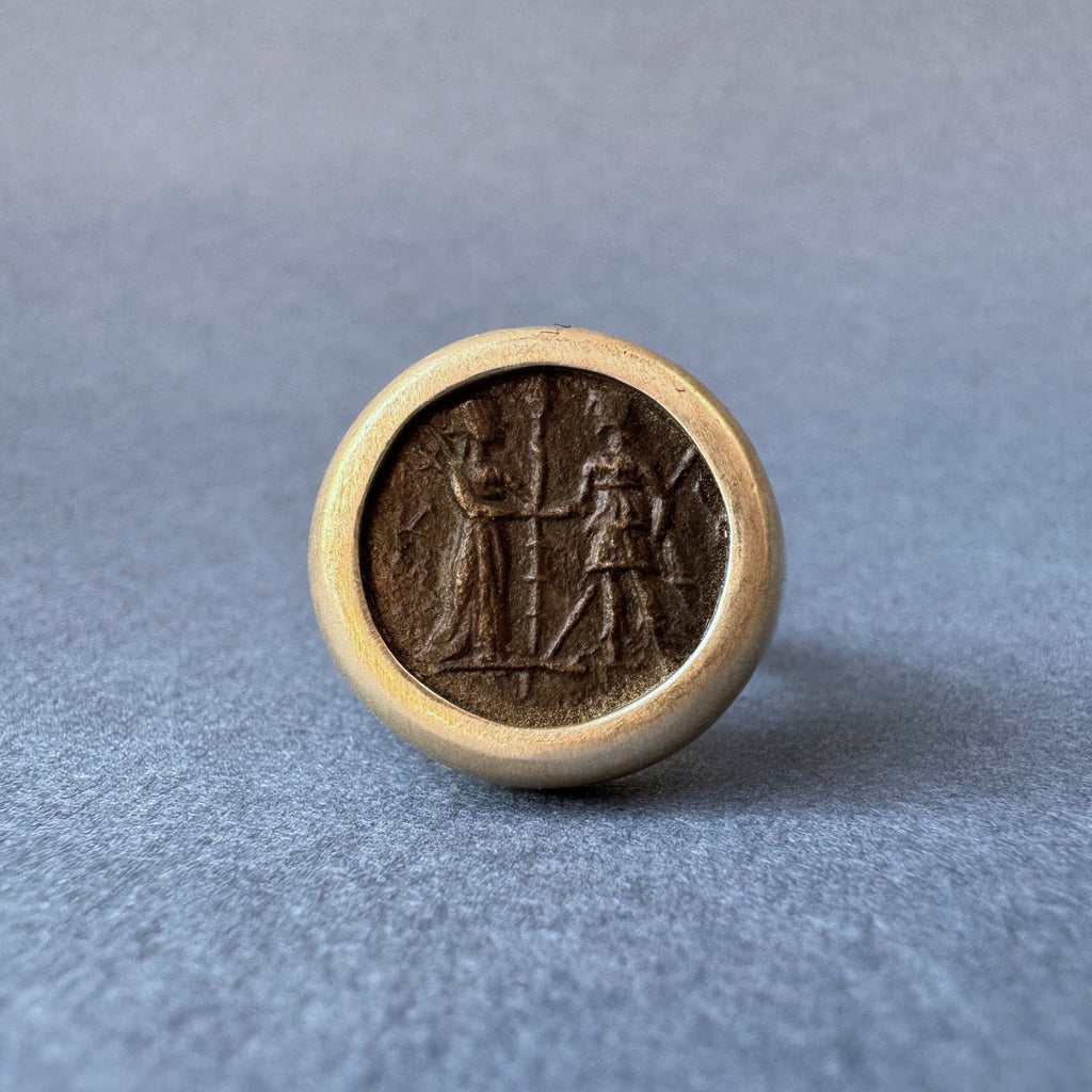 Artemis & Kyme Coin Ring Silver