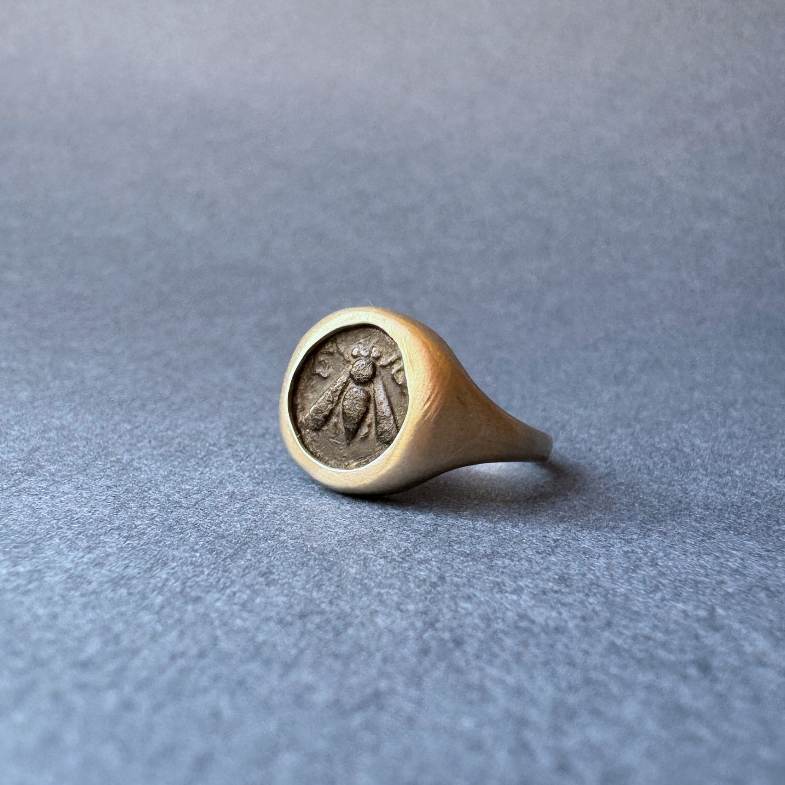 Sahakian Bee of Artemis Coin Ring