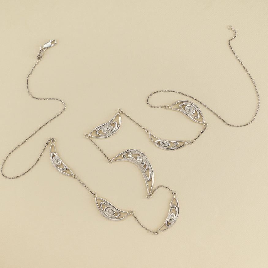 Eos chain necklace large silver
