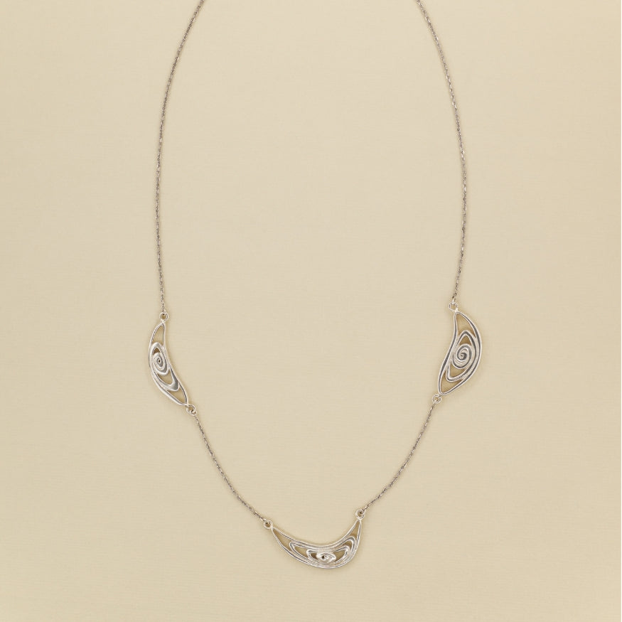 Eos chain necklace petite silver