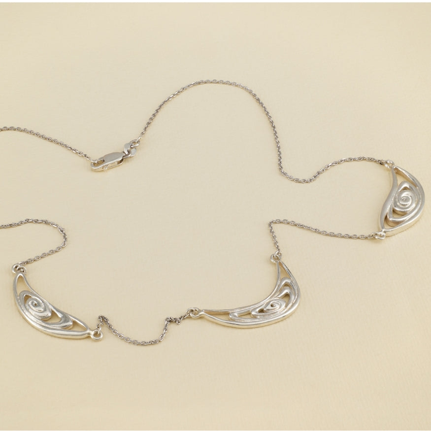Eos chain necklace petite silver