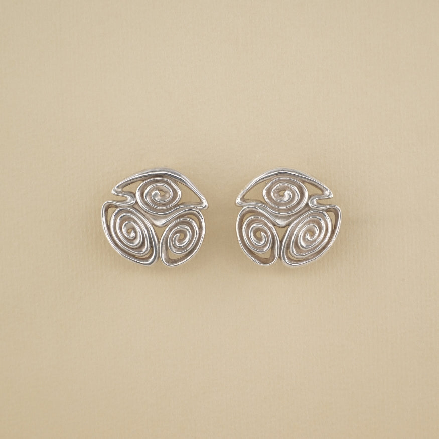 The Three Graces earrings large silver