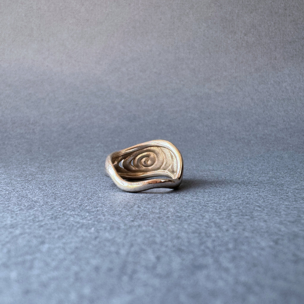 Sahakian Fantasia Ring in Silver from back